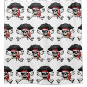 Pirate Skull Douchegordijn (Voorkant)
