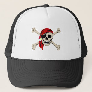 Pirate Skull en Botten Trucker Pet