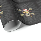 Pirate Skull en Cross Botten Cadeaupapier (Rol Hoek)