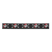 Pirate Skull en cross botten Lint (Voorkant)