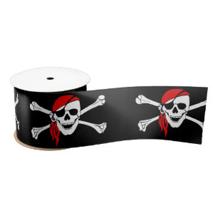 Pirate Skull en cross botten Lint