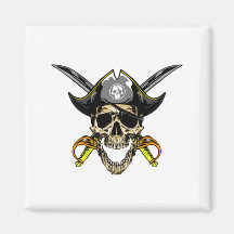 Pirate Skull en Cross Swords