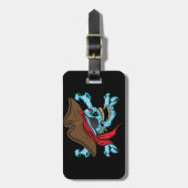 Pirate Skull en Crossbones Bagagelabel (Voorkant verticaal)