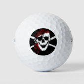 Pirate Skull en Crossbones Golfballen (Voorkant)