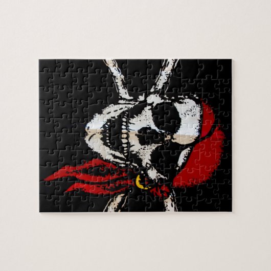 Pirate Skull en Crossbones Legpuzzel (Horizontaal)