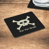 Pirate Skull en Crossbones Papier Onderzetter