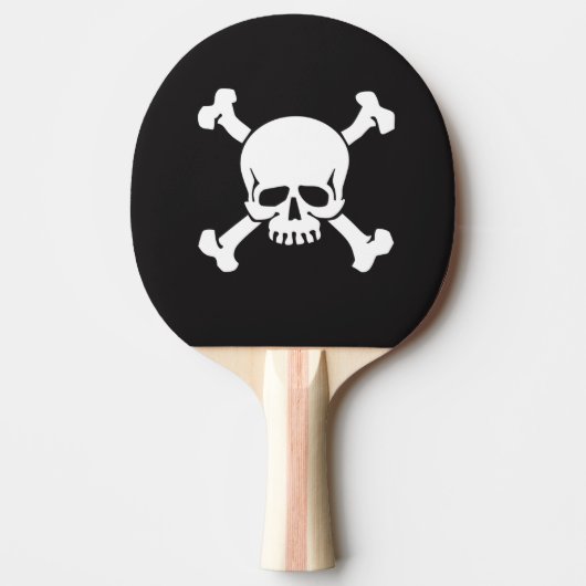 Pirate, Skull en Crossbones Tafeltennisbatje (Voorkant)