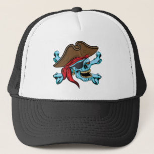 Pirate Skull en Crossbones Trucker Pet