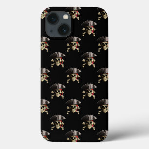 Pirate Skull en Pet iPhone 13 Hoesje