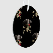 Pirate Skull en Pet Ornament (voorkant)