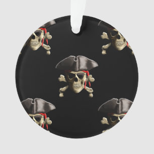 Pirate Skull en Pet Ornament