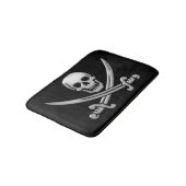 Pirate Skull en Sword Crossbones Badmat (Gekanteld)