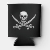 Pirate Skull en Sword Crossbones Blikjeskoeler (Voorkant)