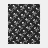Pirate Skull en Sword Crossbones (TLAPD) Fleece Deken (Voorkant)