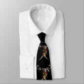 Pirate Skull en Swords Stropdas (Gebonden)