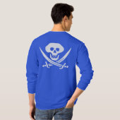 Pirate Skull en Swords T-shirt (Achterkant volledig)