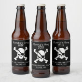 Pirate Skull et Crossbones Étiquette de bières per (Bouteilles)