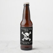 Pirate Skull et Crossbones Étiquette de bières per (Devant)