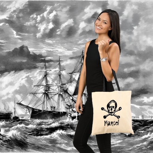 Pirate Skull et Crossbones Sac à coque