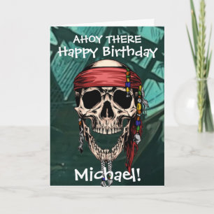 Pirate Skull Ghost Captain Botten Ship Kaart