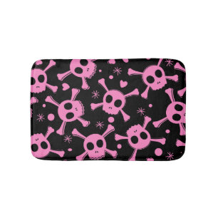 Pirate Skull: Girlish harten patroon Badmat