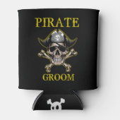 PIRATE SKULL GROEP GOLD BLIKJESKOELER (Voorkant)
