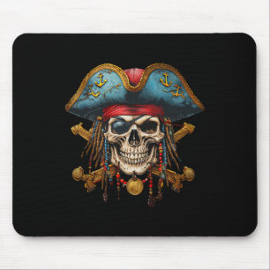 Pirate Skull Halloween Kostuum Mannen Vrouwen Jong Muismat