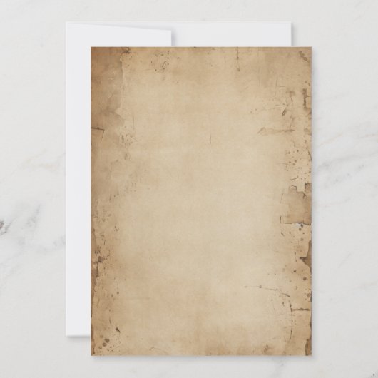 Pirate Skull Halloween Kostuumfeest Kaart (Achterkant)