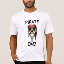 PIRATE SKULL HEUREUX HALLOWEEN PAPA T-shirt
