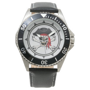 Pirate Skull Horloge