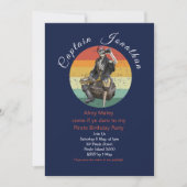 Pirate Skull Invitation anniversaire (Devant)