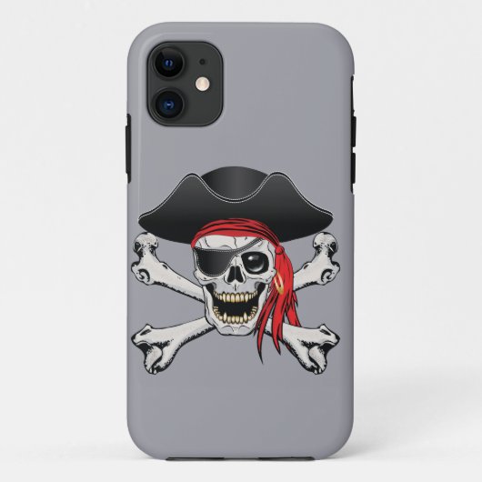 Pirate Skull iPhone / iPad case (Achterkant)