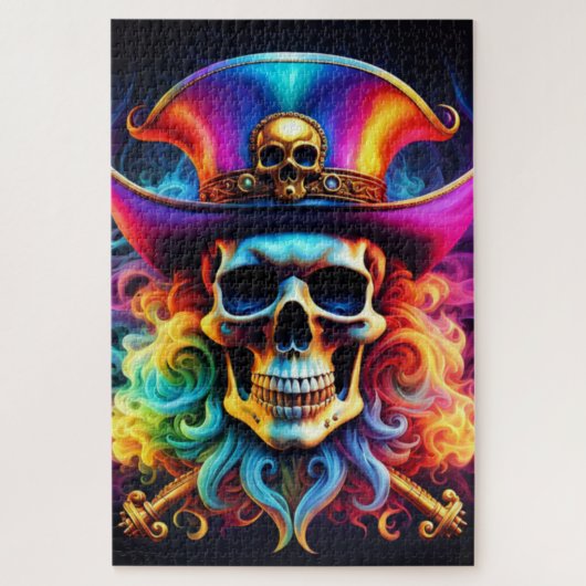 Pirate Skull Jigsaw Puzzle Legpuzzel (Verticaal)