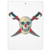 Pirate (Skull) - Klembord (Achterkant)