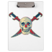 Pirate (Skull) - Klembord (Voorkant)