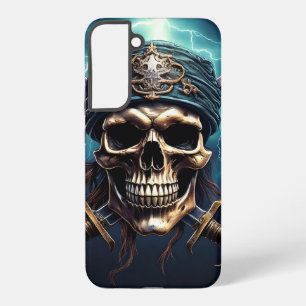Pirate Skull met SwordsPhone Hoesje Samsung Galaxy Hoesje