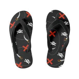 Pirate Skull Pattern Kinder Teenslippers