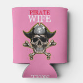 PIRATE SKULL PINK MOM BLIKJESKOELER (Achterkant)