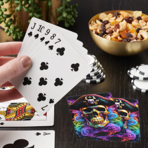 Pirate Skull Pokerkaarten