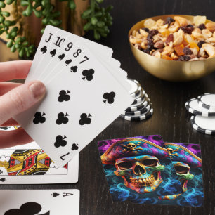 Pirate Skull Pokerkaarten