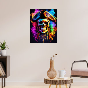 Pirate Skull Poster