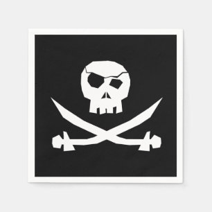 Pirate Skull Servetten