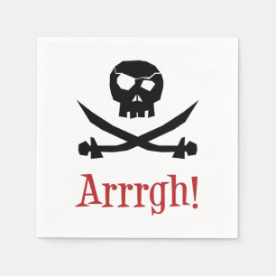 Pirate Skull Servetten