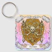 Pirate Skull Shield Sleutelhanger (Voorkant)