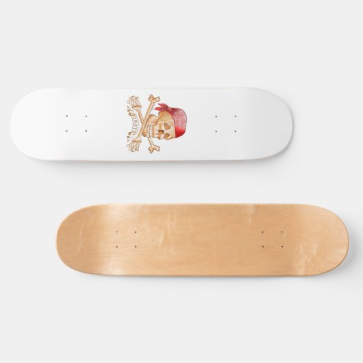 Pirate Skull Skateboard (Horz)