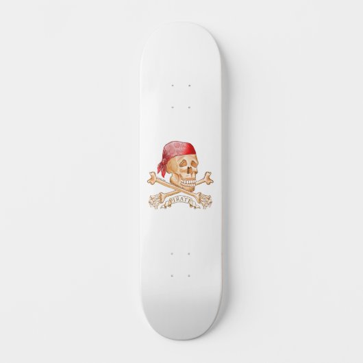 Pirate Skull Skateboard (Recto)