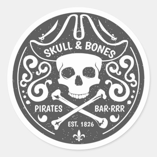 Pirate Skull Stickers (Voorkant)