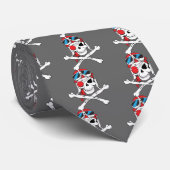 Pirate Skull Stropdas (Opgerold)