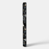 Pirate Skull sur Diamants Noirs iPhone / coque ipa (Verso / Gauche)