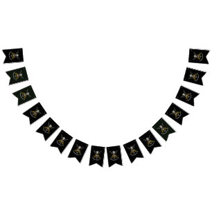 Pirate Skull Treasure Bunting Flags Vlaggetjes